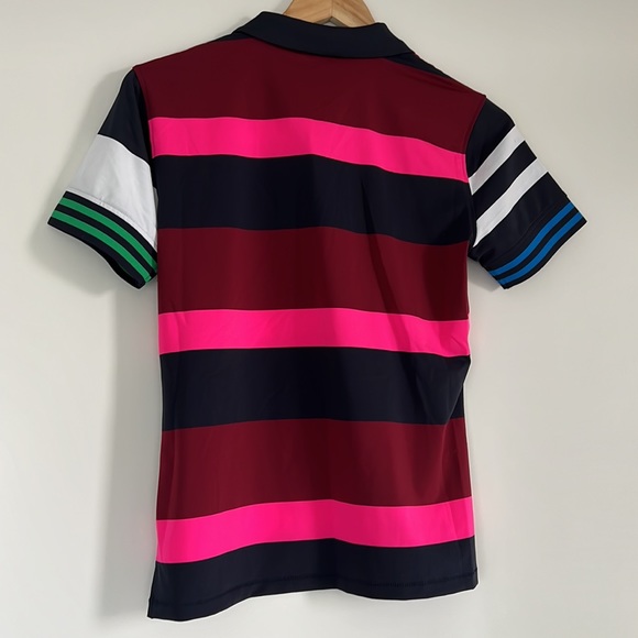 G/FORE Polo Golf Too Shirt Women Small Colourblocked Stripes - Picture 3 of 3
